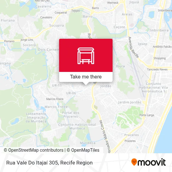 Rua Vale Do Itajaí 305 map