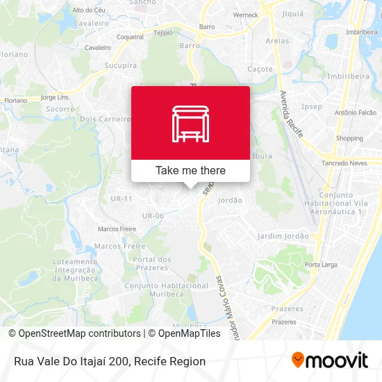 Rua Vale Do Itajaí 200 map