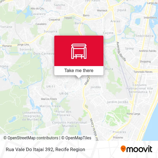 Rua Vale Do Itajaí 392 map