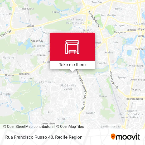 Rua Francisco Russo 40 map
