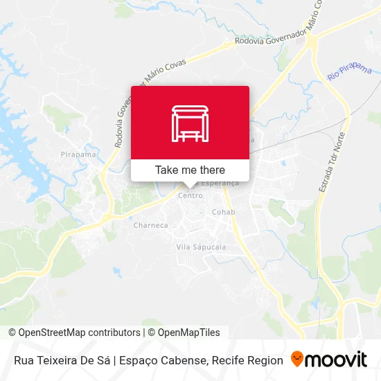Rua Teixeira De Sá | Espaço Cabense map