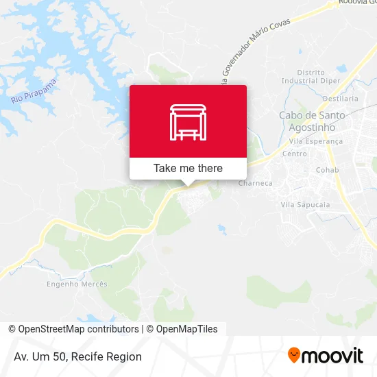 Av. Um 50 map