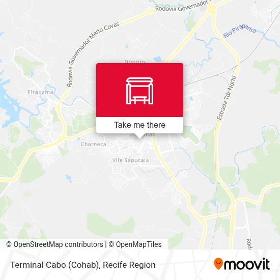 Terminal Cabo (Cohab) map
