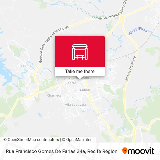 Rua Francisco Gomes De Farias 34a map