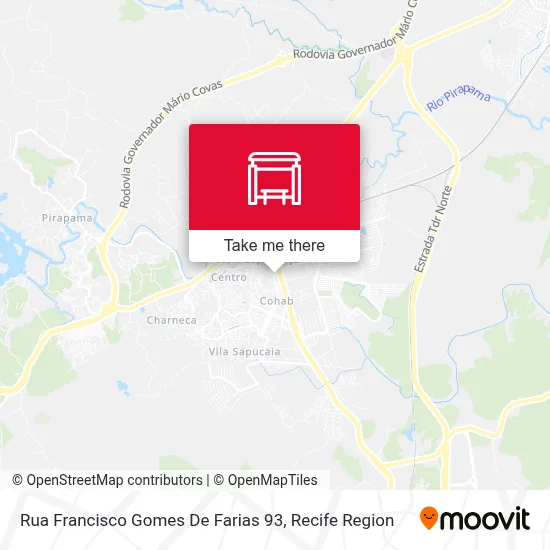 Rua Francisco Gomes De Farias 93 map