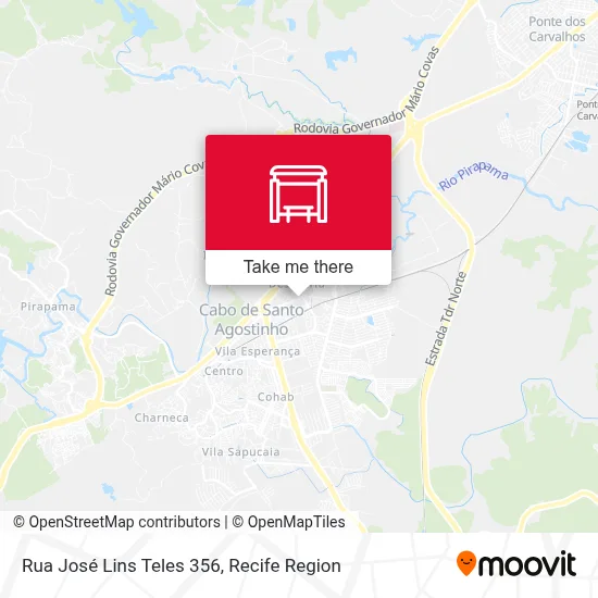 Rua José Lins Teles 356 map
