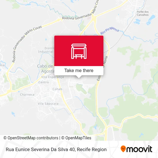 Rua Eunice Severina Da Silva 40 map