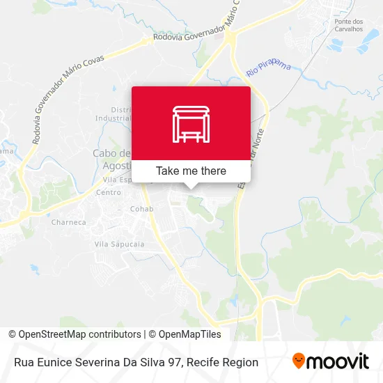 Rua Eunice Severina Da Silva 97 map