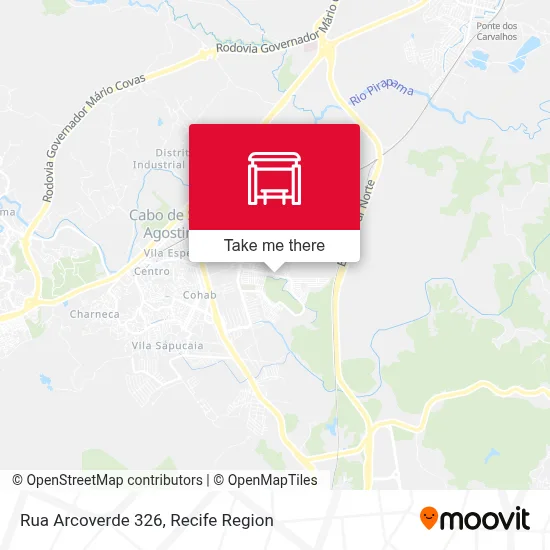 Rua Arcoverde 326 map