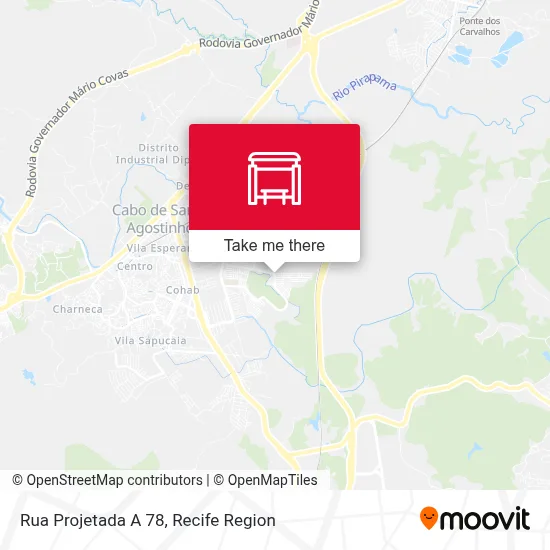 Rua Projetada A 78 map