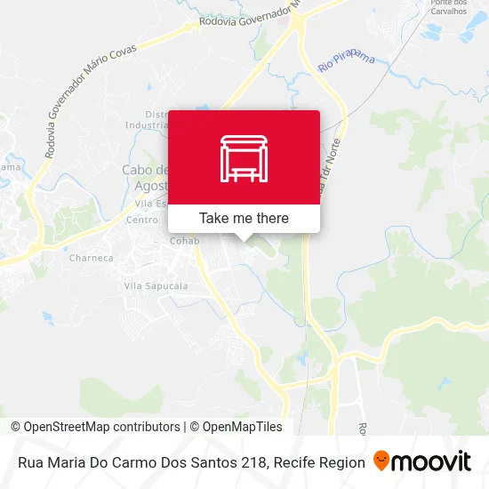 Rua Maria Do Carmo Dos Santos 218 map