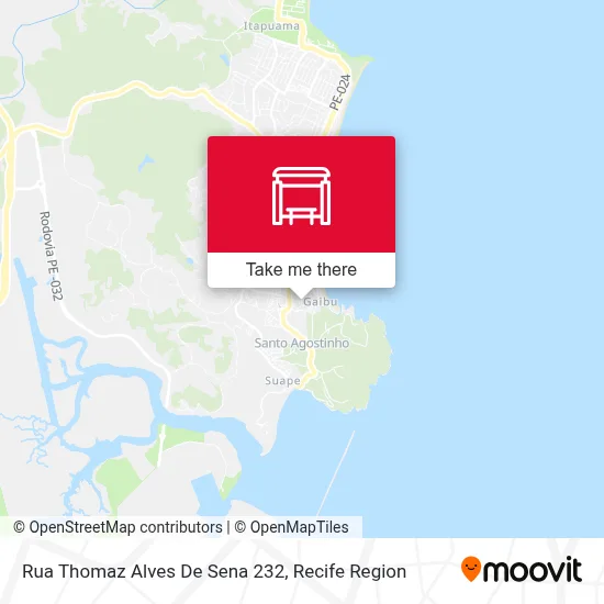 Rua Thomaz Alves De Sena 232 map