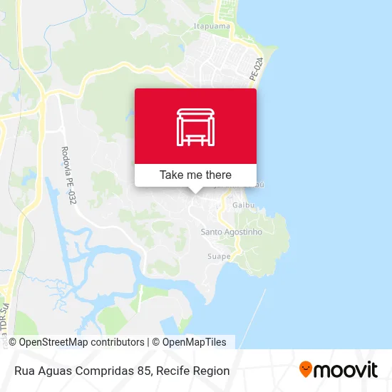 Rua Aguas Compridas 85 map