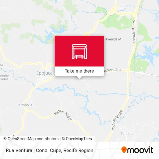 Rua Ventura | Cond. Cupe map