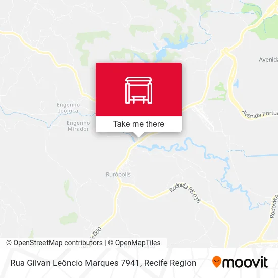 Rua Gilvan Leôncio Marques 7941 map