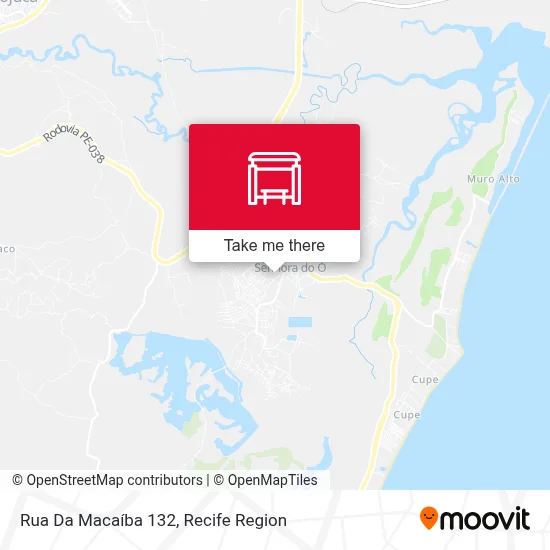 Rua Da Macaíba 132 map
