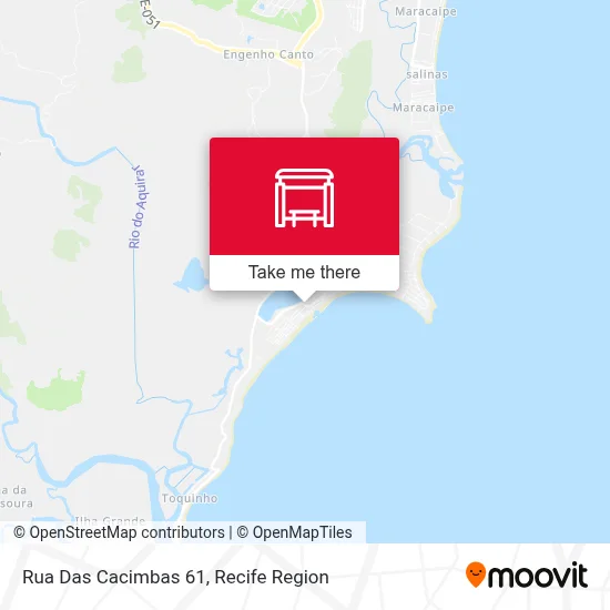 Rua Das Cacimbas 61 map