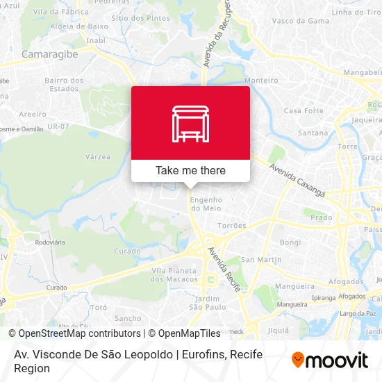 Av. Visconde De São Leopoldo | Eurofins map
