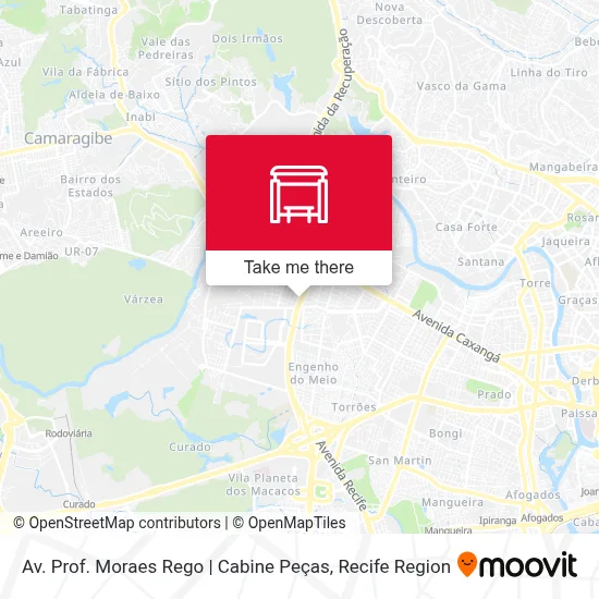 Av. Prof. Moraes Rego | Cabine Peças map