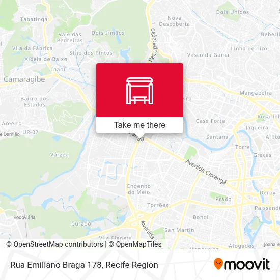 Rua Emíliano Braga 178 map