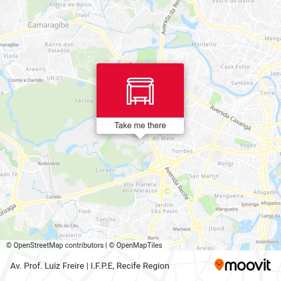 Av. Prof. Luiz Freire | I.F.P.E map