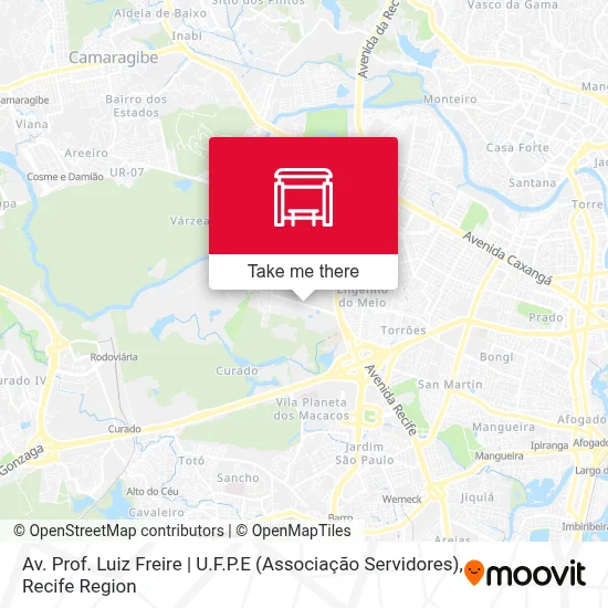 Av. Prof. Luiz Freire | U.F.P.E (Associação Servidores) map