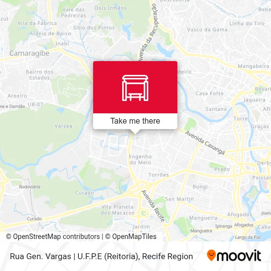 Rua Gen. Vargas | U.F.P.E (Reitoria) map