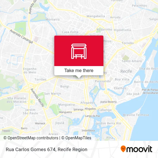 Rua Carlos Gomes 674 map