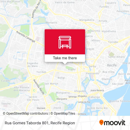 Rua Gomes Taborda 801 map
