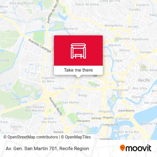 Av. Gen. San Martin 701 map