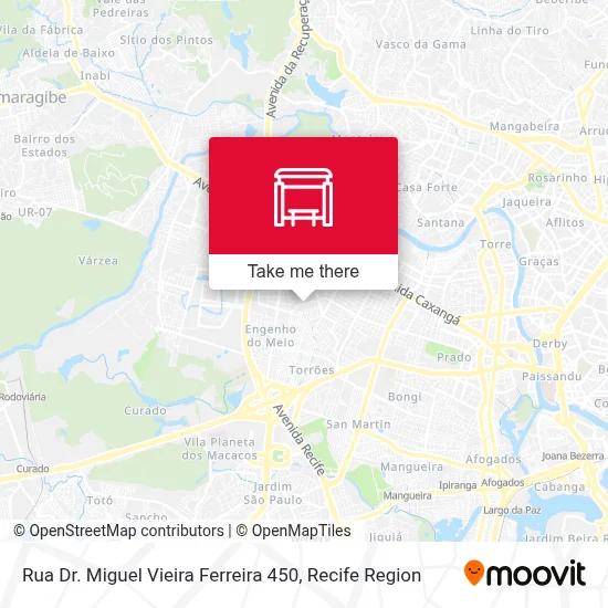 Rua Dr. Miguel Vieira Ferreira 450 map
