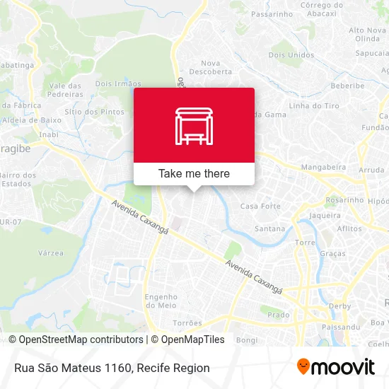 Rua São Mateus 1160 map