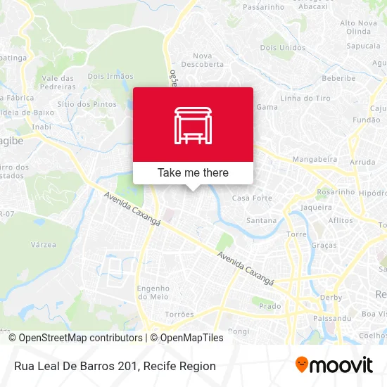Rua Leal De Barros 201 map