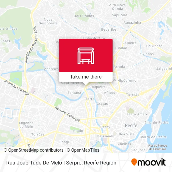 Rua João Tude De Melo | Serpro map