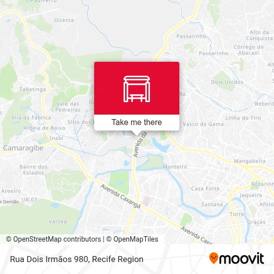 Rua Dois Irmãos 980 map