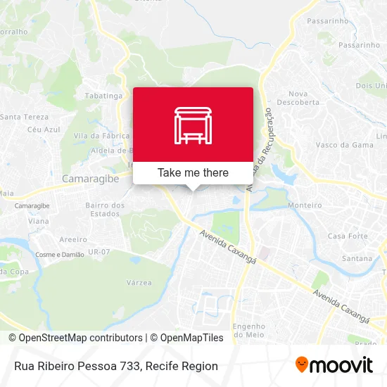 Rua Ribeiro Pessoa 733 map