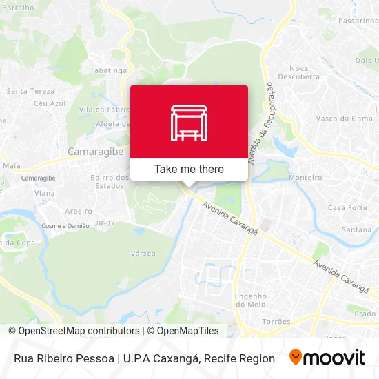 Rua Ribeiro Pessoa | U.P.A Caxangá map