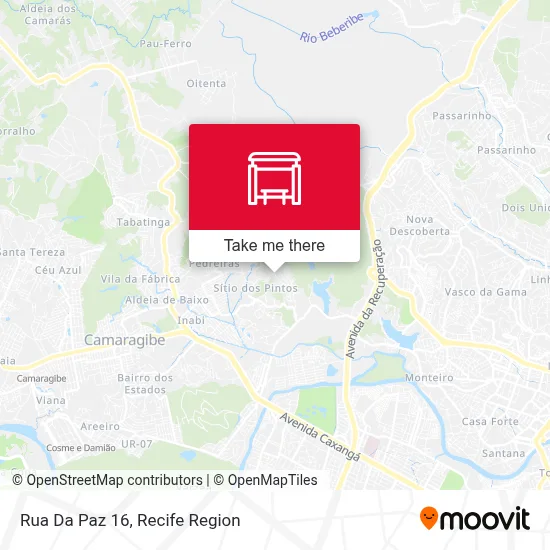 Rua Da Paz 16 map