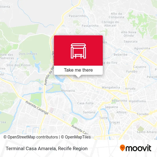 Terminal Casa Amarela map