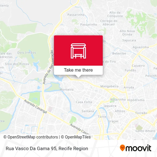 Rua Vasco Da Gama 95 map