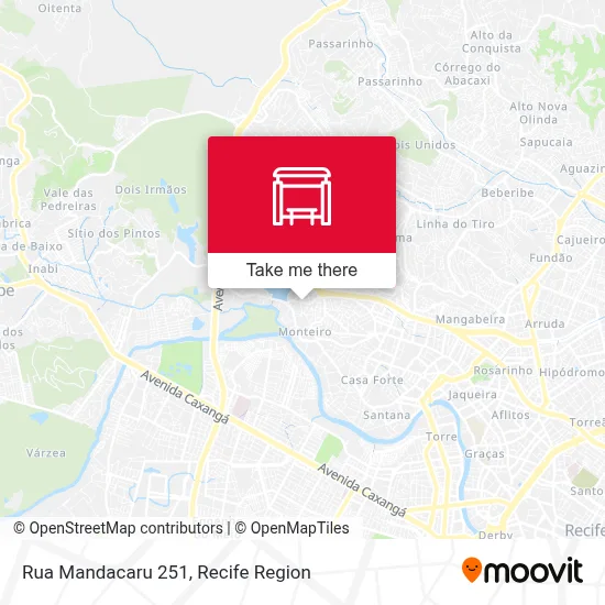 Rua Mandacaru 251 map
