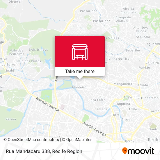 Rua Mandacaru 338 map