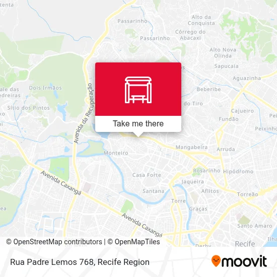 Rua Padre Lemos 768 map