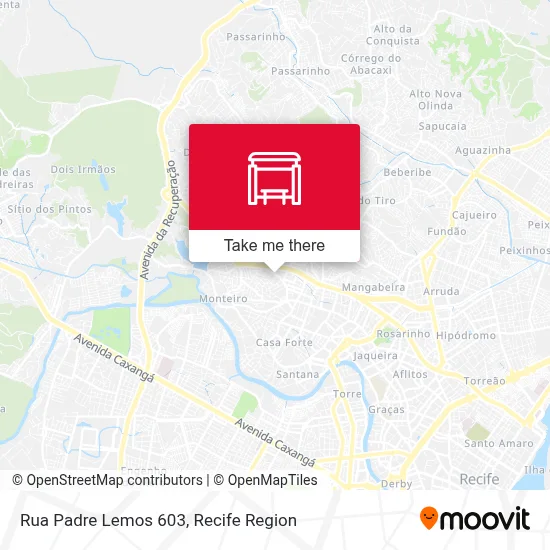 Rua Padre Lemos 603 map