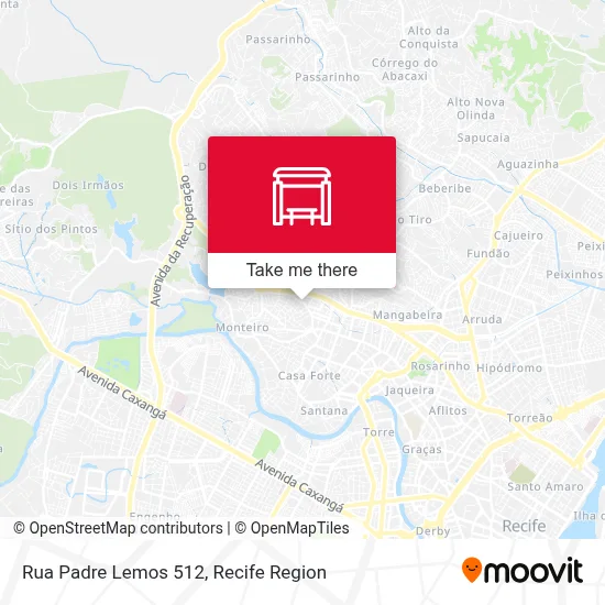 Rua Padre Lemos 512 map