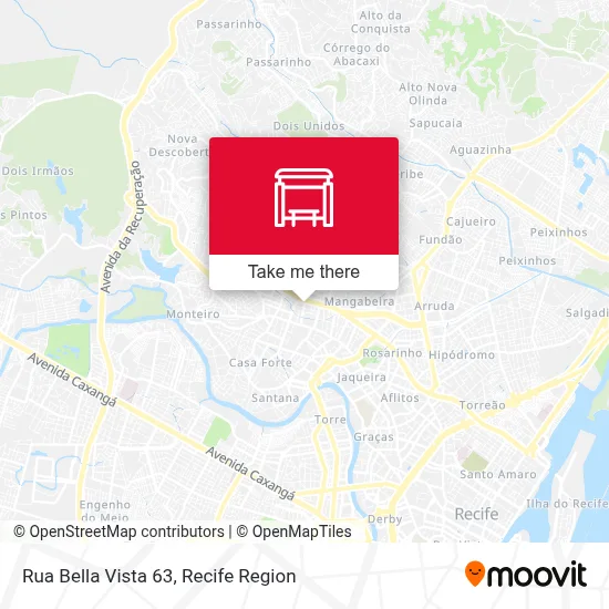 Rua Bella Vista 63 map