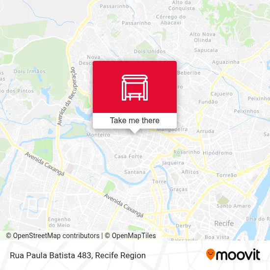 Rua Paula Batista 483 map