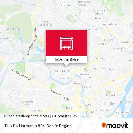 Rua Da Harmonia 824 map