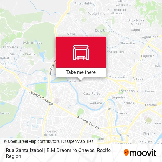 Rua Santa Izabel | E.M Draomiro Chaves map