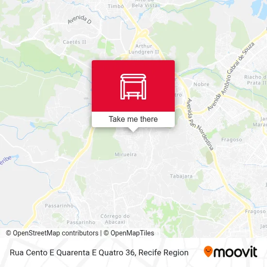 Rua Cento E Quarenta E Quatro 36 map